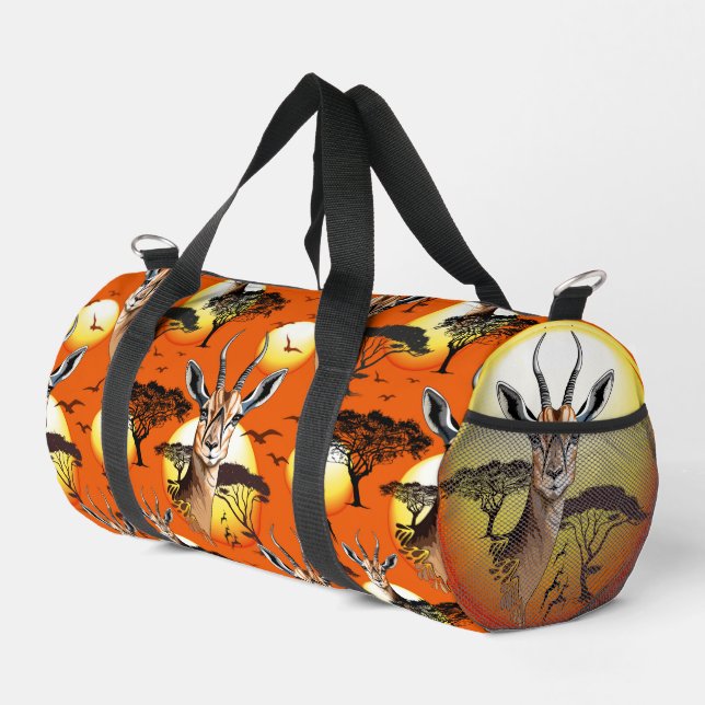 Sac De Sport Gazelle Antelope africaine animal sauvage (Coin droit)