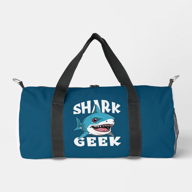 Sac De Sport Geek requin - Conception sympa pour les amateurs d (Recto)