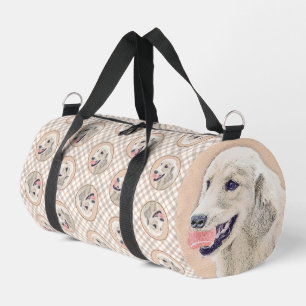 Sac De Sport Golden Retriever Painting mignon Original Chien Ar