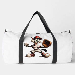Sac De Sport Goofy Cat Baseball Pitcher Monte