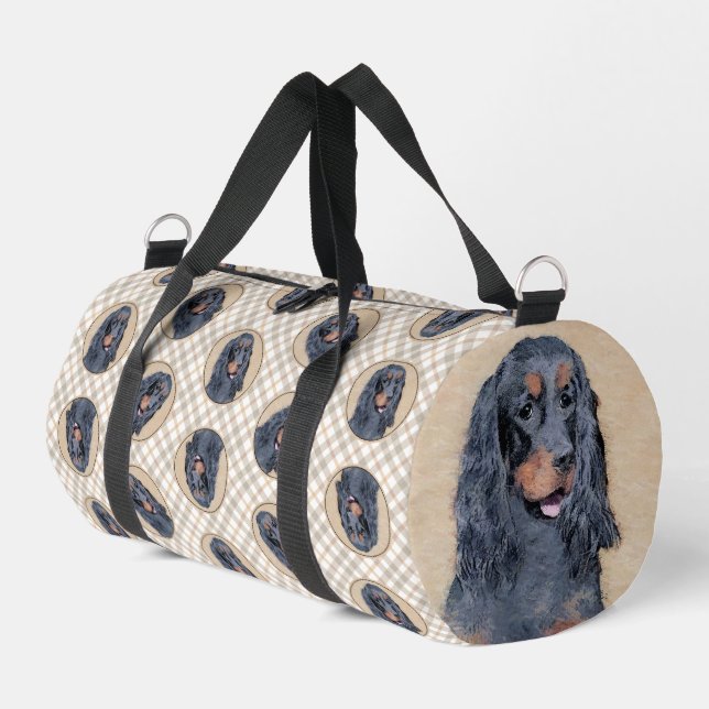 Sac De Sport Gordon Setter Peinture Black Cute Original Chien A (Coin gauche)