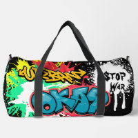 Graffiti urbain moderne peintures multicolores