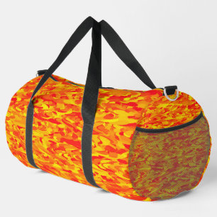 Sac de sport grand format orange rouge jaune à mot