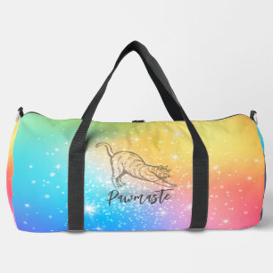 Sac de sport grand format Pawmaste Cat Yoga
