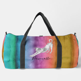 Sac de sport grand format Pawmaste Dog Yoga