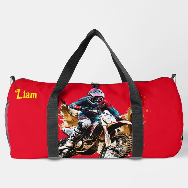 Sac De Sport Grande Motocross (Verso)
