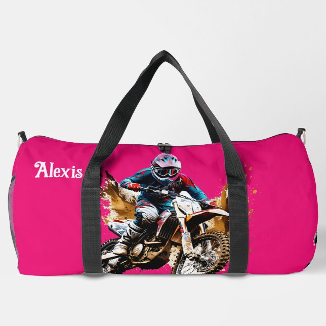Sac De Sport Grande Motocross (Verso)