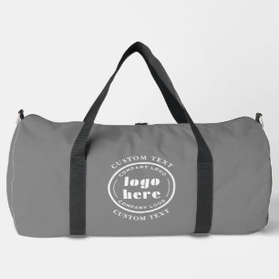 Sac De Sport Granite Grey Company Logo Promotion d'entreprise