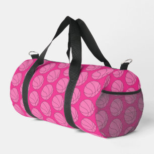 Sac De Sport Graphiques de motif de basket-ball rose Screwball