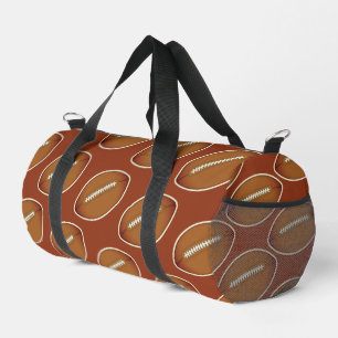 Sac De Sport Graphisme de football marron motif visuel Screwbal
