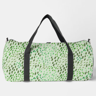 Sac De Sport Green Painted Dots