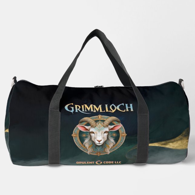 Sac De Sport Grimmloch Goat Emblem Fantasy RPG (Recto)