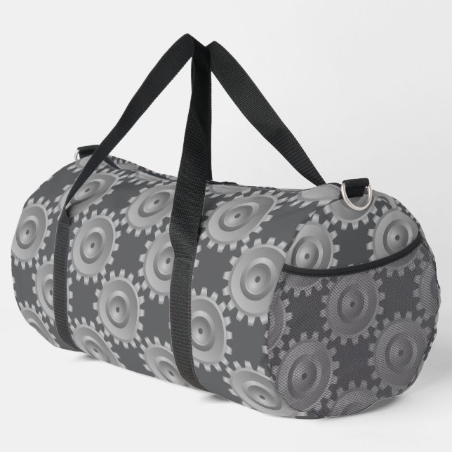 Sac De Sport Gris (Coin droit)