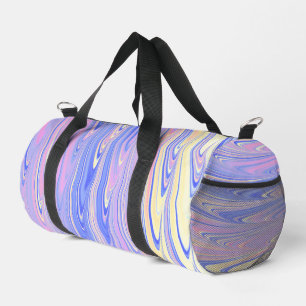Sac De Sport Groovy Éclectique Fantaisiste Ondulé Pastel Abstra