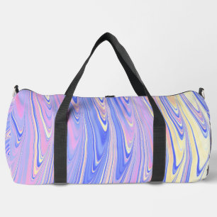Sac De Sport Groovy Éclectique Quirky Ondulé Pastel Abstrait