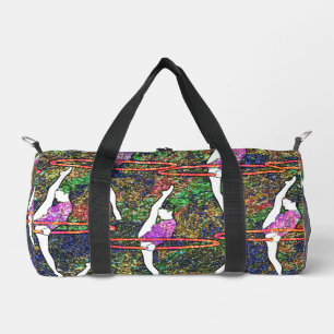 Sac De Sport Gymnastique Hula Hoop danse coloré cadeau motif