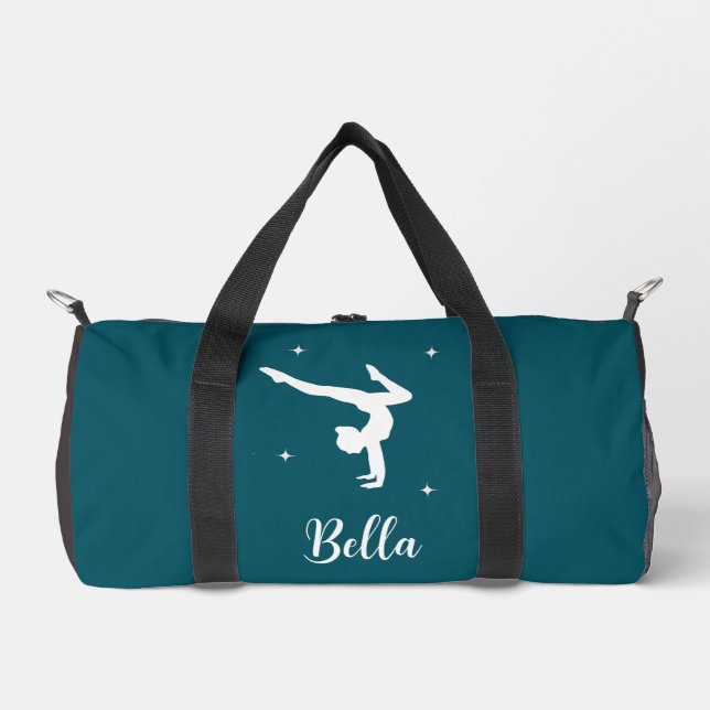 Sac De Sport Gymnastique Turquoise moderne Danse Fitness (Recto)