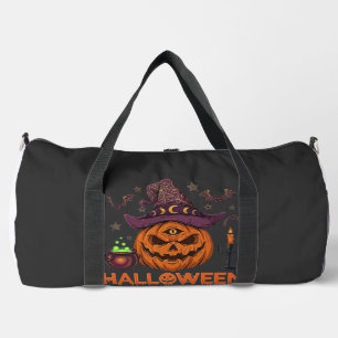 Sac De Sport Halloween Est Là Chapeau De Sorcière Citrouille Ch