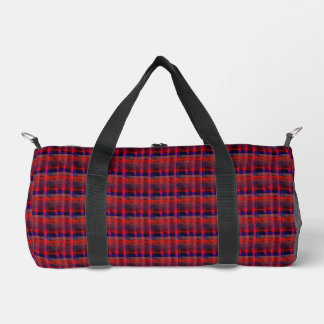 Sac De Sport Hapa Plaid Orange 1974,