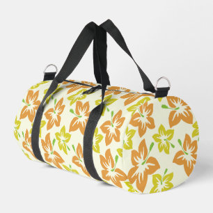 Sac De Sport Hibiscus Jaune, Hibiscus Orange, Modèle Floral