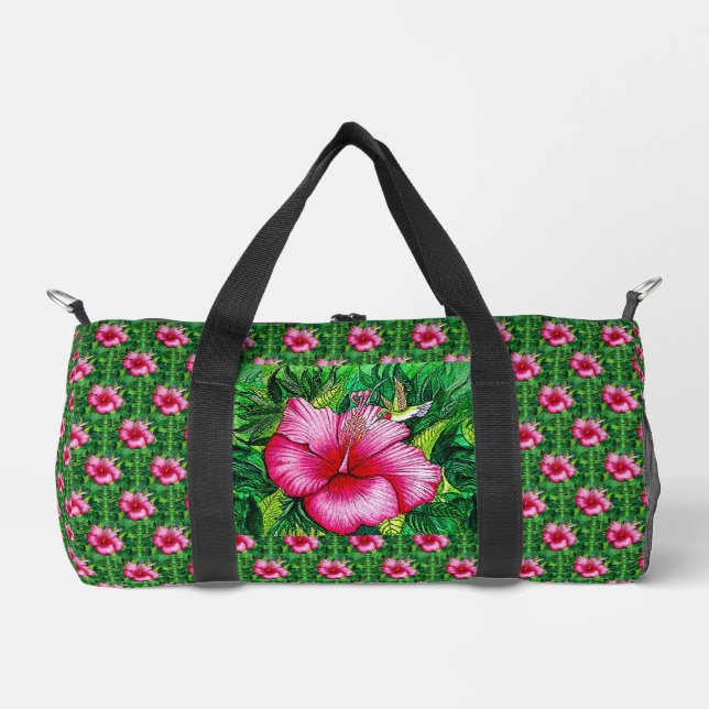 Sac De Sport Hummingbird Hibiscus (Recto)