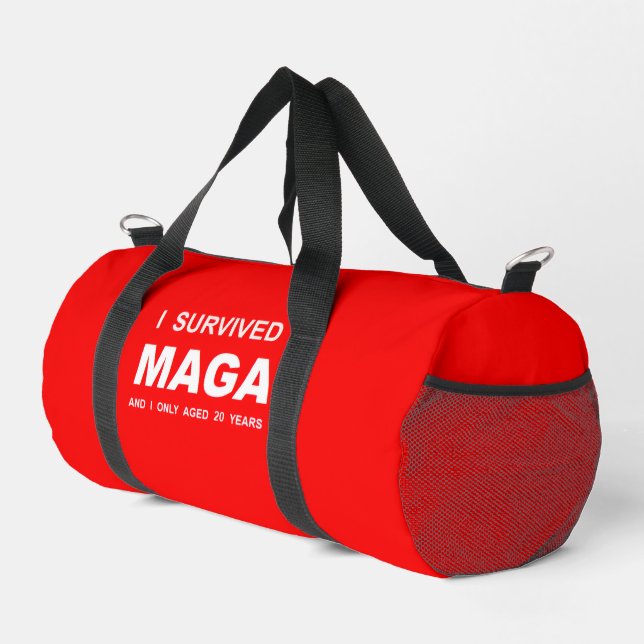Sac De Sport I Survived MAGA (Coin droit)