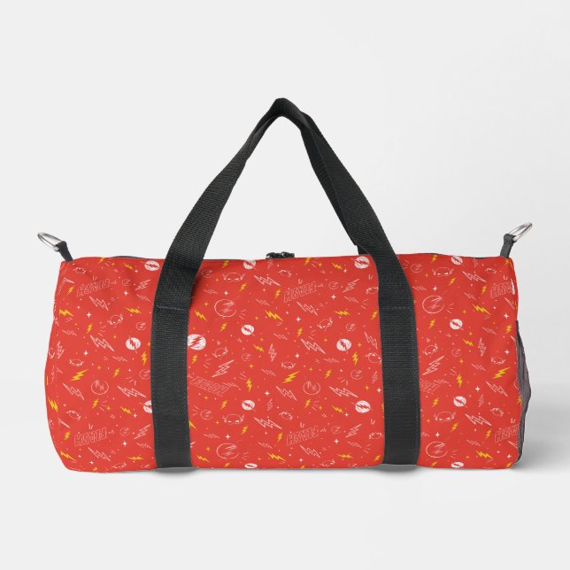 Sac De Sport Icône de la foudre Flash et motif doodle (Recto)
