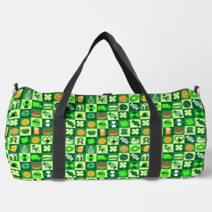 Sac De Sport Icônes de la Saint-Patrick Motif sans couture