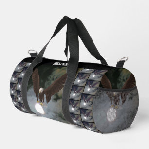 Sac De Sport Imaginaire de Pleine lune de l'aigle chauve person