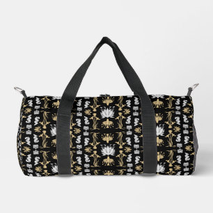Sac De Sport Impression d'art nouveau rétro or