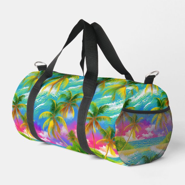 Sac De Sport Impression hawaïenne moderne (Coin droit)