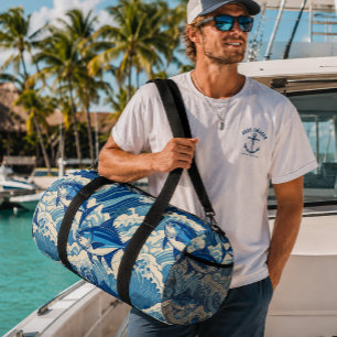 Sac De Sport Imprimé hawaïen moderne