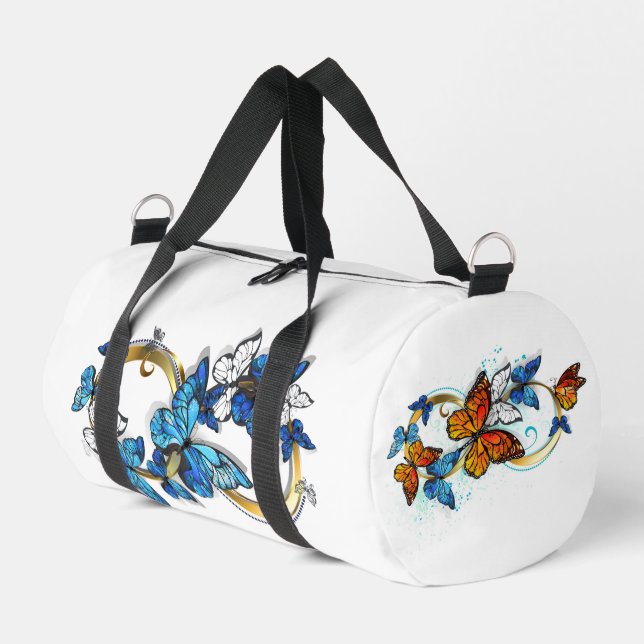 Sac De Sport Infinité de papillons monarques (Coin gauche)
