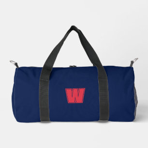 Sac De Sport Initiale monogramme bleu marine
