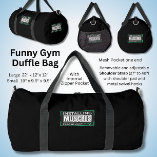 Sac De Sport Installation de Muscles, Gymnase Sarcastique amusa