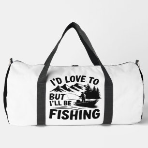 Sac De Sport J'adorais mais je vais à la pêche