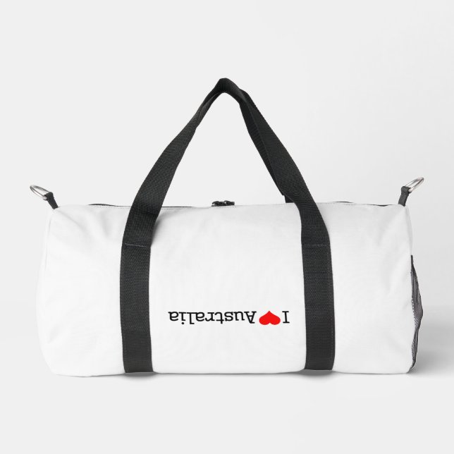 Sac De Sport J'aime l'Australie (Recto)