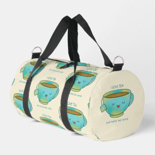 Sac De Sport J'aime le thé à la fois aux herbes et verbalement