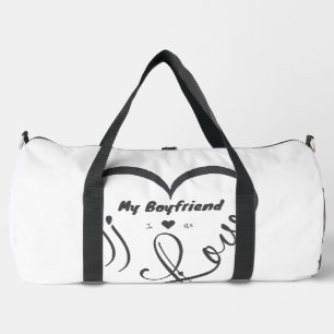 Sac De Sport J'aime mon petit ami, j'♥ nous