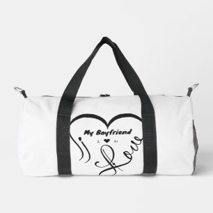 Sac De Sport J'aime mon petit ami, je ♥ nous