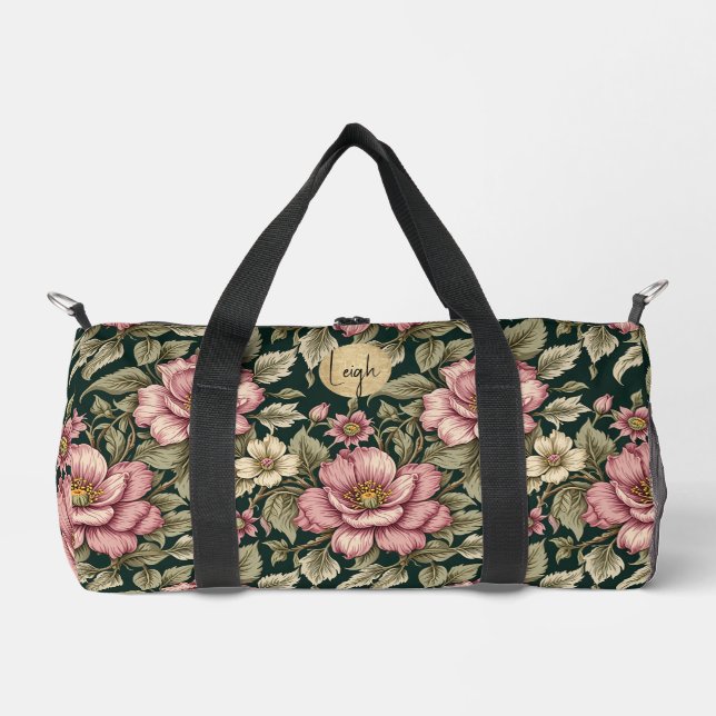 Sac De Sport Jardin chic Rose Botanique (Recto)