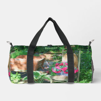 Sac De Sport Jardin de fleurs Chaise antique personnalisée