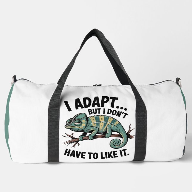 Sac De Sport Je m'adapte, mais je n'aime pas (Recto)