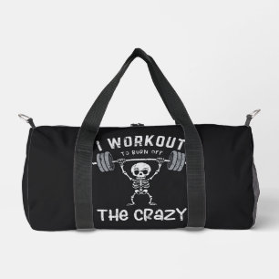 Sac De Sport Je M'Entraîne À Brûler Le Fou