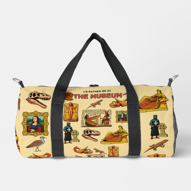 Sac De Sport Je préférerais être au musée (Recto)