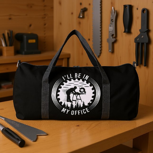 Sac De Sport Je Serai Dans Mon Bureau (Créateur téléchargé)