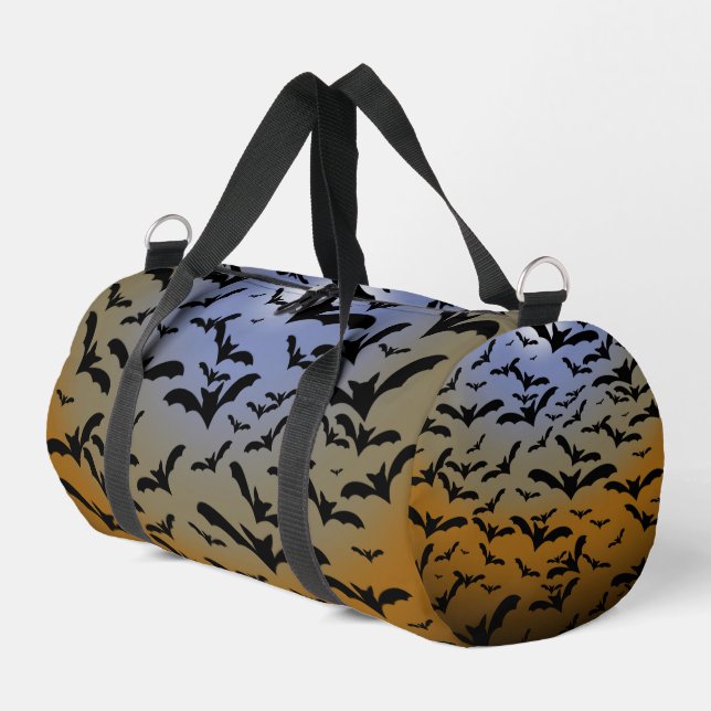 Sac De Sport Je suis partie Batty pour les chauves-souris noire (Coin gauche)