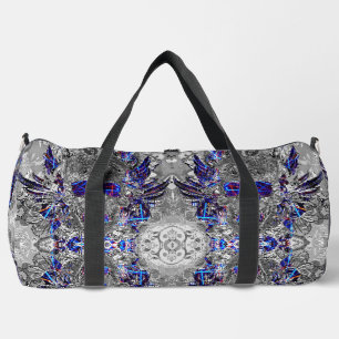 Sac De Sport Joli crâne néon coloré noir blanc