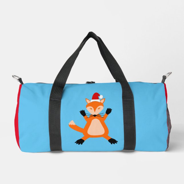Sac De Sport Joli renard de Noël (Recto)