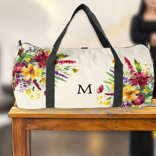 Sac De Sport Jolie fleur élégante Fleur de nature Fleurs sauvag